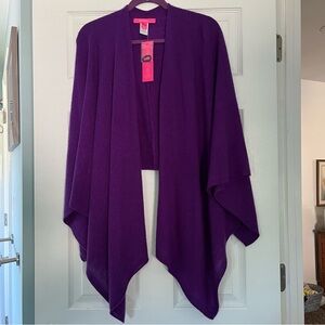 Lilly Pulitzer Cashmere Wrap Purple OS